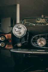 Fotobehang Oldtimers vintage car headlight