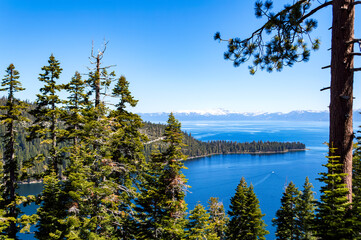 gorgeous lake tahoe in the spring