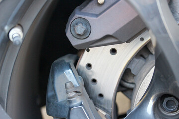 Brake rotor with two calipers