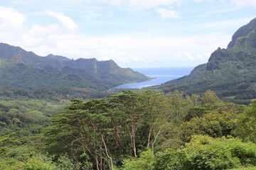 Fototapeta premium Baie de Cook à Moorea, Polynésie française