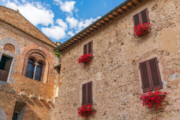 世界遺産の街サン ジミニャーノの風景