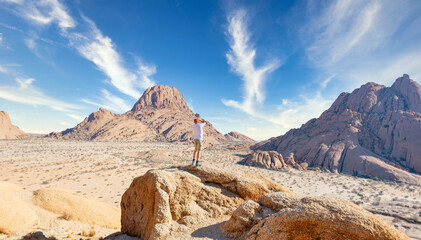 Rock formation - Spitzkoppe mountain - Damaraland landscape