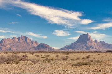 Rock formation - Spitzkoppe mountain - Damaraland landscape