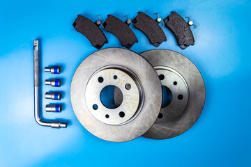 Auto parts, brake discs, pads
