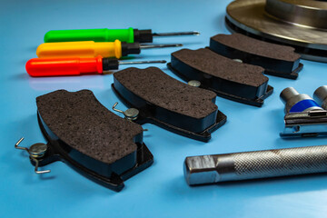 Auto parts, brake discs, pads