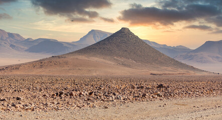 Beautiful mountains in Namibia, Africa
