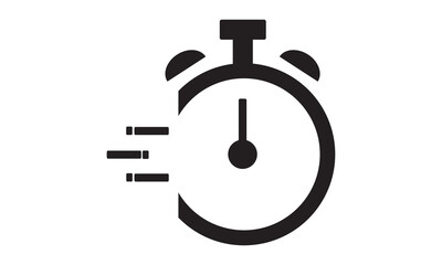 Fast Time Icon. vector graphics 