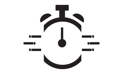 Fast Time Icon. vector graphics 