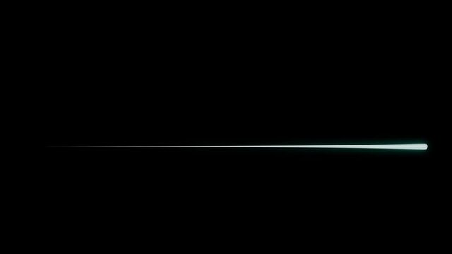 Resuscitation of a patient with a heart attack, ECG monitor with heart rate line on a black isolated background