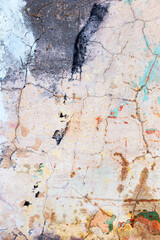 Abstract concrete, weathered with cracks and scratches. Landscape style. Grungy Concrete Surface. Great background or texture.