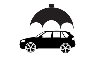 Auto insurance icon. vector graphics 