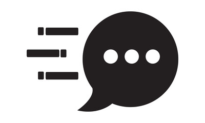 Quick response icon. vector graphics 
