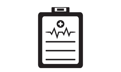 Medical test icon. vector graphics 