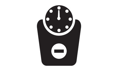 Weight less Icon. vector graphics 