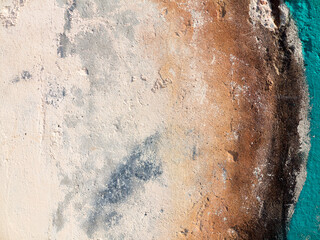 Abstract concrete, weathered with cracks and scratches. Landscape style. Grungy Concrete Surface. Great background or texture.
