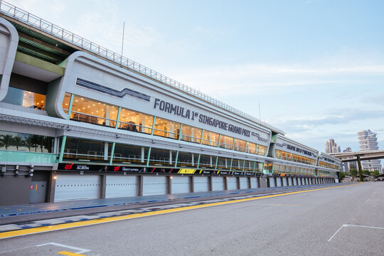 Singapore Grand Prix Circuit As Public Streets