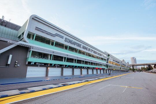 Singapore Grand Prix Circuit As Public Streets