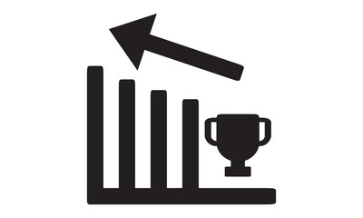Success report icon. vector graphics 