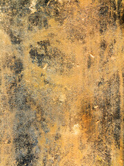 Creative background of rusty metal with cracks and scratches, casually painted white. Grungy metal surface. Great background or texture for your project.
