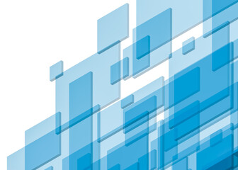 Fototapeta premium Abstract Blue Glass Wallpaper