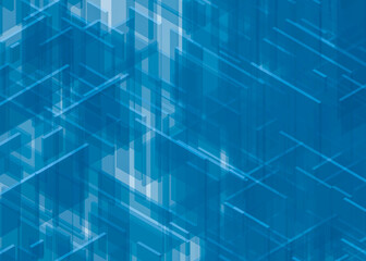 Abstract Blue Glass Wallpaper