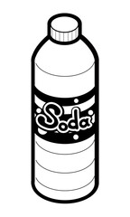 ペットボトル飲料のソーダ水