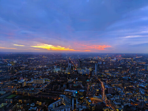 Sunset from the Shard
