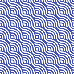 Repetitive Linear Vector Continuous Swatch Pattern. Repeat Fabric Graphic Round Texture Texture. Continuous Retro Ripple Plexus 