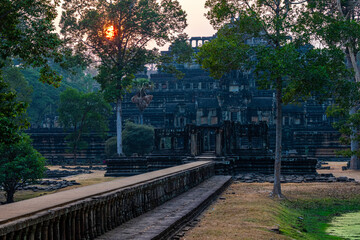 Tempel im Angkor Park, Cambodia,  - 363602886