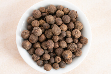 Whole Allspice in a Bowl