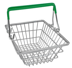 shopping basket on white