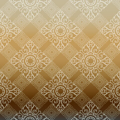 Graphic art lai thai vector pattern  