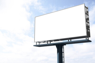 Billboard mockup 3d rendering for scene creator