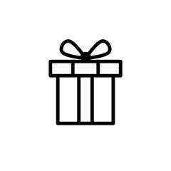 box vector icon, gift box icon in trendy flat style