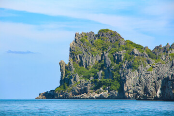 Obraz premium Rocky island in Ang Thong National Park, Thailand