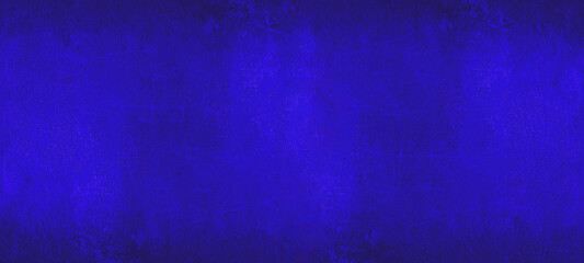 Abstract dirty rustic colorful dark phantom blue texture background banner panoramic panorama, with black Vignette, template, wallpaper