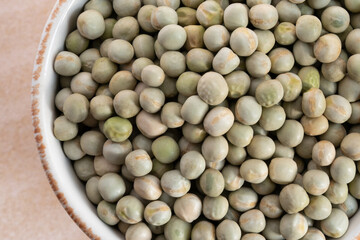 Dried Peas in a Bowl