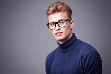 Fototapeta premium pensive young student
