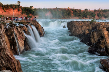 Dhuandhar (Dhuadhar ) waterfalls, Bheraghat, Jabalpur, Madhya Pradesh, INDIA