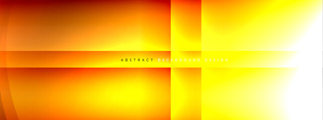 Vector abstract background - circle and cross on fluid gradient with shadows and light effects. Techno or business shiny design templates for text