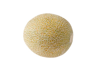 Cantaloupe isolated on white background