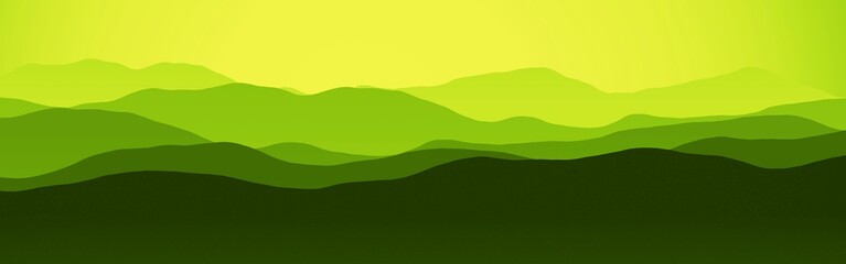 modern mountains at the time of sun to rise computer art texture illustration