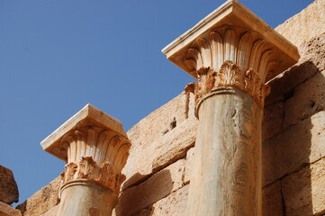 Ancient ruins of Leptis Magna in Libya