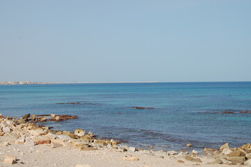 Ancient ruins of Leptis Magna in Libya