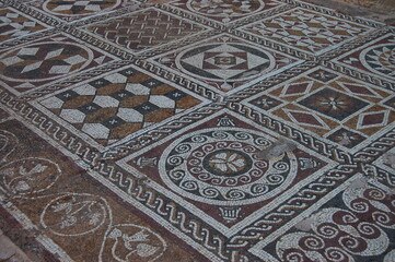 Ancient ruins of Leptis Magna in Libya