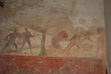 Ancient ruins of Leptis Magna in Libya