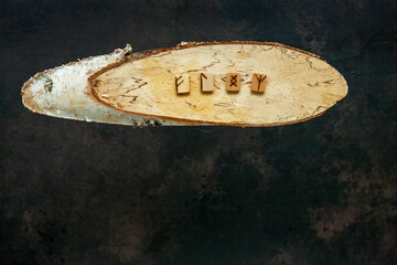 Runic becoming, a prediction of fate, a magical symbol of good luck and happiness