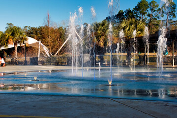 Fototapeta premium Beautiful fountain in the park