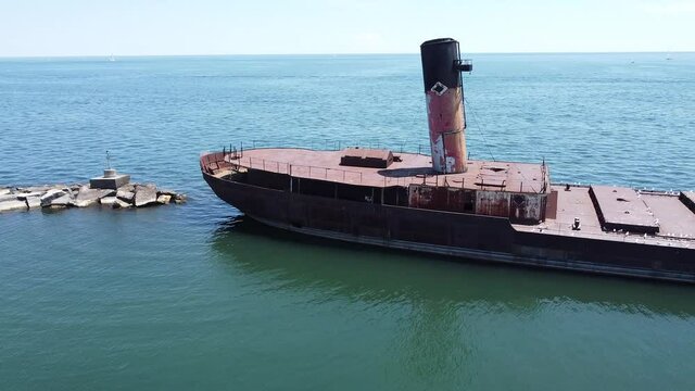 Old abandoned ship