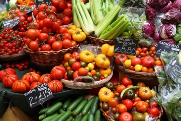 London vegetable market